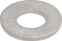 Value Collection - #8 Screw, Aluminum Standard Flat Washer - 0.168" ID x 3/8" OD, 0.032" Thick, Plain Finish - Eagle Tool & Supply