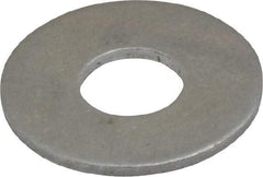 Value Collection - 1/4" Screw, Aluminum Standard Flat Washer - 0.264" ID x 0.689" OD, 0.048" Thick - Eagle Tool & Supply