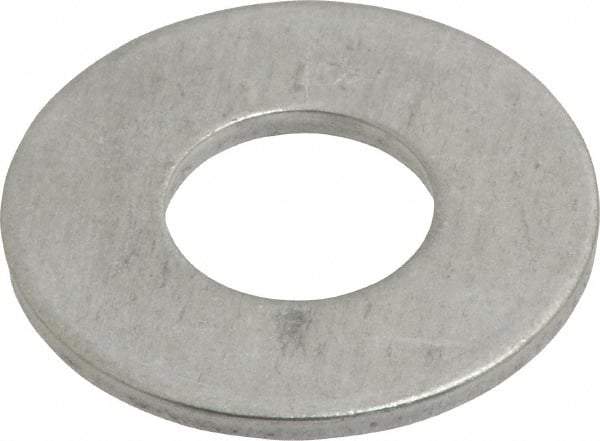 Value Collection - 1/2" Screw, Aluminum Standard Flat Washer - 0.562" ID x 1-1/4" OD, 0.089" Thick - Eagle Tool & Supply
