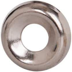 Value Collection - 7/64" Thick, Nickel-Plated Finish, Steel, Standard Countersunk Washer - 0.18" ID x 17/32" OD - Eagle Tool & Supply