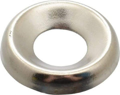 Value Collection - 5/32" Thick, Nickel-Plated Finish, Steel, Standard Countersunk Washer - 0.305" ID x 25/32" OD - Eagle Tool & Supply