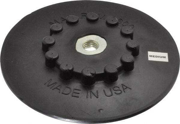 Norton - 7" Diam Quick-Change Type S Disc Backing Pad - Medium Density, 8,600 RPM, Speed-Lok Compatible - Eagle Tool & Supply