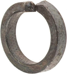 Value Collection - 1/4", 0.255" ID, 0.078" Thick High Collar Split Lock Washer - Steel, Uncoated, 0.255" Min ID, 0.263" Max ID, 0.365" Max OD - Eagle Tool & Supply