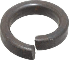 Value Collection - 5/16", 0.318" ID, 0.093" Thick High Collar Split Lock Washer - Steel, Uncoated, 0.318" Min ID, 0.338" Max ID, 0.46" Max OD - Eagle Tool & Supply