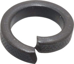 Value Collection - 3/8", 0.382" ID, 1/8" Thick High Collar Split Lock Washer - Steel, Uncoated, 0.382" Min ID, 0.393" Max ID, 0.553" Max OD - Eagle Tool & Supply