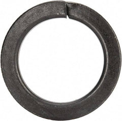 Value Collection - 7/8", 0.887" ID, 0.234" Thick High Collar Split Lock Washer - Steel, Uncoated, 0.887" Min ID, 0.905" Max ID, 1.296" Max OD - Eagle Tool & Supply
