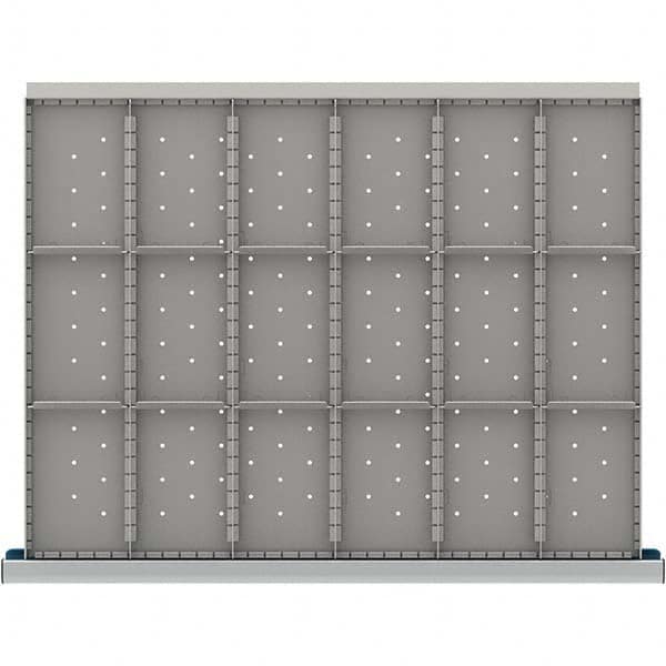 LISTA - 18-Compartment Drawer Divider Layout for 3.15" High Drawers - Eagle Tool & Supply