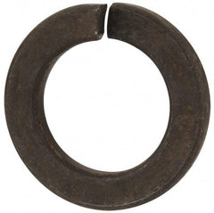 Value Collection - M24, 24.5mm ID, 5mm Thick Split Lock Washer - Steel, Uncoated, 24.5mm Min ID, 25.5mm Max ID, 40mm Max OD - Eagle Tool & Supply