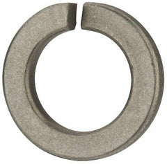 Value Collection - 1-1/4", 1.254" ID, 0.312" Thick Split Lock Washer - Steel, Zinc-Plated Finish, 1.254" Min ID, 1.28" Max ID, 2.036" Min OD, 2.045" Max OD - Eagle Tool & Supply