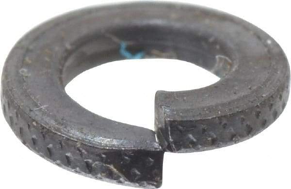 Value Collection - #5, 0.127" ID, 0.031" Thick Split Lock Washer - Steel, Uncoated, 0.127" Min ID, 0.133" Max ID, 0.236" Min OD, 0.252" Max OD - Eagle Tool & Supply