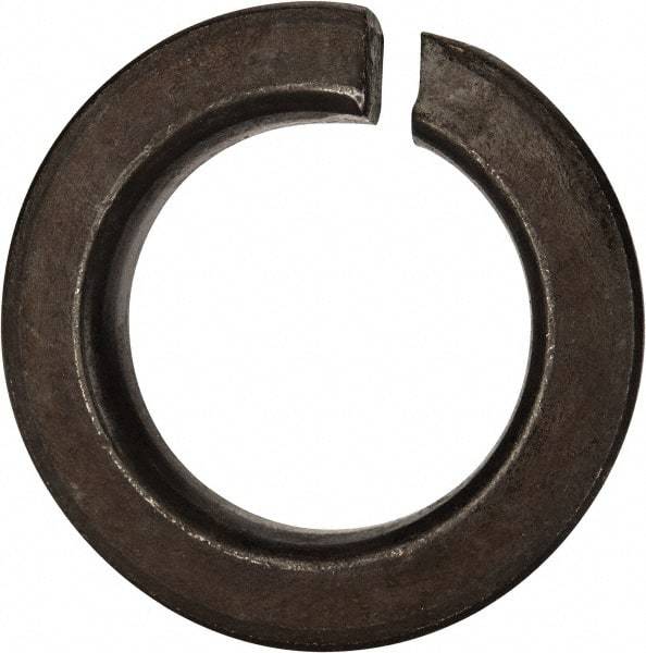 Value Collection - 1-1/2", 1.504" ID, 3/8" Thick Split Lock Washer - Steel, Uncoated, 1.504" Min ID, 1.534" Max ID, 2.419" Min OD, 2.43" Max OD - Eagle Tool & Supply