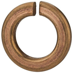 Value Collection - 5/8", 0.628" ID, 1.072" OD, 0.156" Thick Split Lock Washer - Silicon Bronze, 0.635" Min ID, 0.65" Max ID, 1.079" Min OD, 1.093" Max OD - Eagle Tool & Supply