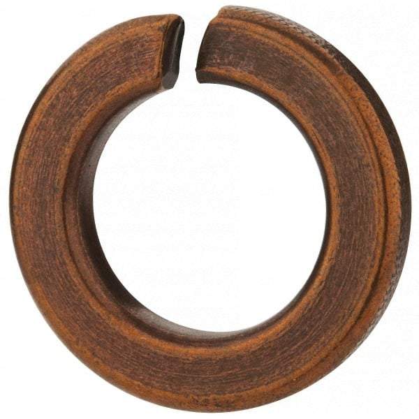 Value Collection - 3/4", 0.753" ID, 1.264" OD, 0.188" Thick Split Lock Washer - Silicon Bronze, 0.76" Min ID, 0.775" Max ID, 1.271" Min OD, 1.291" Max OD - Eagle Tool & Supply