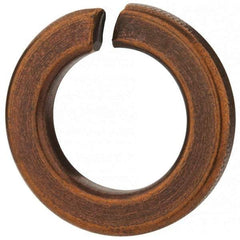 Value Collection - 3/4", 0.753" ID, 1.264" OD, 0.188" Thick Split Lock Washer - Silicon Bronze, 0.76" Min ID, 0.775" Max ID, 1.271" Min OD, 1.291" Max OD - Eagle Tool & Supply