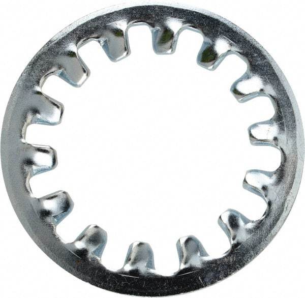 Value Collection - 1 Screw, 1.06" ID, Steel Internal Tooth Lock Washer - 1.637" OD, Zinc-Plated, Grade 2 - Eagle Tool & Supply