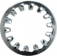 Value Collection - 1 Screw, 1.06" ID, Steel Internal Tooth Lock Washer - 1.637" OD, Zinc-Plated, Grade 2 - Eagle Tool & Supply