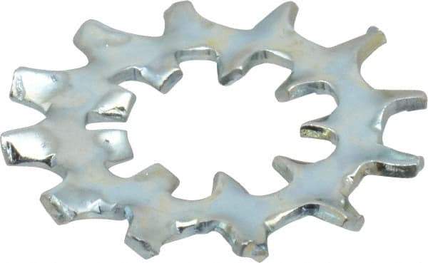 Value Collection - 3/8" Screw, 0.398" ID, Steel Internal Tooth & External Tooth Lock Washer - 0.985" OD, Zinc-Plated, Grade 2 - Eagle Tool & Supply