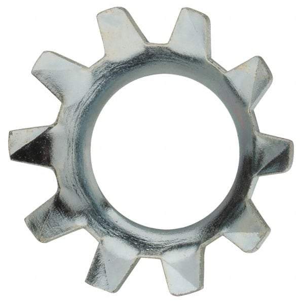Value Collection - 5/16" Screw, 0.333" ID, Steel External Tooth Lock Washer - 0.599" OD, Zinc-Plated, Grade 2 - Eagle Tool & Supply
