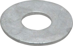 Value Collection - 3/4" Screw, Steel USS Flat Washer - 13/16" ID x 2" OD, 5/32" Thick, Galvanized Finish - Eagle Tool & Supply