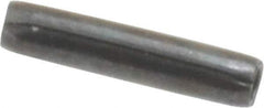 Made in USA - 1/16" Diam x 5/16" Long Coiled Spring Pin - Grade 1070-1090 Alloy Steel, Black Oxide Finish - Eagle Tool & Supply