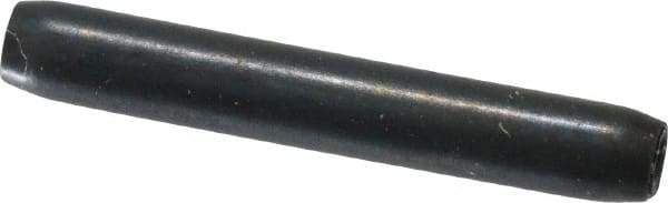 Made in USA - 1/16" Diam x 7/16" Long Coiled Spring Pin - Grade 1070-1090 Alloy Steel, Black Oxide Finish - Eagle Tool & Supply
