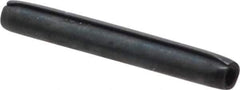 Made in USA - 1/16" Diam x 1/2" Long Coiled Spring Pin - Grade 1070-1090 Alloy Steel, Black Oxide Finish - Eagle Tool & Supply