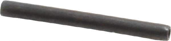 Made in USA - 1/16" Diam x 5/8" Long Coiled Spring Pin - Grade 1070-1090 Alloy Steel, Black Oxide Finish - Eagle Tool & Supply