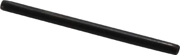 Made in USA - 1/16" Diam x 1" Long Coiled Spring Pin - Grade 1070-1090 Alloy Steel, Black Oxide Finish - Eagle Tool & Supply