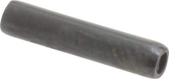 Made in USA - 3/32" Diam x 7/16" Long Coiled Spring Pin - Grade 1070-1090 Alloy Steel, Black Oxide Finish - Eagle Tool & Supply