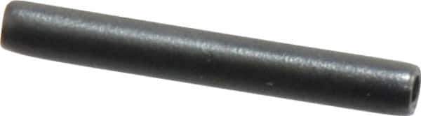 Made in USA - 3/32" Diam x 3/4" Long Coiled Spring Pin - Grade 1070-1090 Alloy Steel, Black Oxide Finish - Eagle Tool & Supply