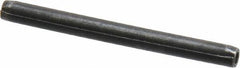 Made in USA - 3/32" Diam x 1-1/8" Long Coiled Spring Pin - Grade 1070-1090 Alloy Steel, Black Oxide Finish - Eagle Tool & Supply