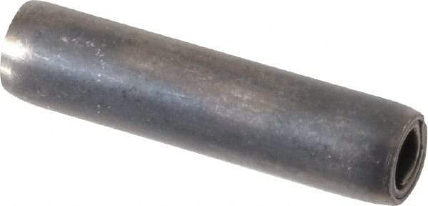Made in USA - 5/32" Diam x 5/8" Long Coiled Spring Pin - Grade 1070-1090 Alloy Steel, Black Oxide Finish - Eagle Tool & Supply