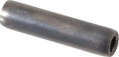 Made in USA - 5/32" Diam x 5/8" Long Coiled Spring Pin - Grade 1070-1090 Alloy Steel, Black Oxide Finish - Eagle Tool & Supply