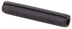 Made in USA - 5/32" Diam x 7/8" Long Coiled Spring Pin - Grade 1070-1090 Alloy Steel, Black Oxide Finish - Eagle Tool & Supply