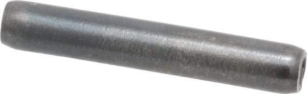 Made in USA - 5/32" Diam x 1" Long Coiled Spring Pin - Grade 1070-1090 Alloy Steel, Black Oxide Finish - Eagle Tool & Supply