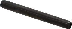 Made in USA - 5/32" Diam x 1-1/2" Long Coiled Spring Pin - Grade 1070-1090 Alloy Steel, Black Oxide Finish - Eagle Tool & Supply