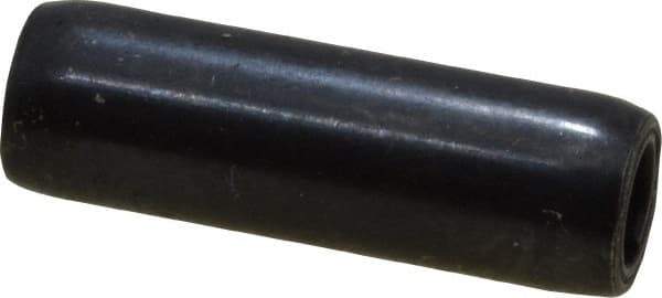 Made in USA - 3/16" Diam x 5/8" Long Coiled Spring Pin - Grade 1070-1090 Alloy Steel, Black Oxide Finish - Eagle Tool & Supply
