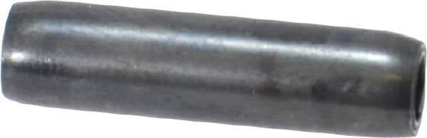 Made in USA - 3/16" Diam x 3/4" Long Coiled Spring Pin - Grade 1070-1090 Alloy Steel, Black Oxide Finish - Eagle Tool & Supply