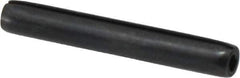 Made in USA - 3/16" Diam x 1-3/8" Long Coiled Spring Pin - Grade 1070-1090 Alloy Steel, Black Oxide Finish - Eagle Tool & Supply