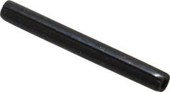 Made in USA - 7/32" Diam x 2" Long Coiled Spring Pin - Grade 1070-1090 Alloy Steel, Black Oxide Finish - Eagle Tool & Supply