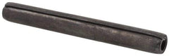 Made in USA - 1/4" Diam x 2-1/4" Long Coiled Spring Pin - Grade 1070-1090 Alloy Steel, Black Oxide Finish - Eagle Tool & Supply