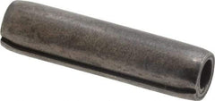 Made in USA - 5/16" Diam x 1-1/4" Long Coiled Spring Pin - Grade 1070-1090 Alloy Steel, Black Oxide Finish - Eagle Tool & Supply