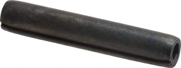 Made in USA - 5/16" Diam x 1-3/4" Long Coiled Spring Pin - Grade 1070-1090 Alloy Steel, Black Oxide Finish - Eagle Tool & Supply