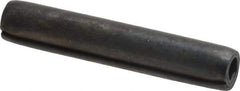 Made in USA - 5/16" Diam x 1-3/4" Long Coiled Spring Pin - Grade 1070-1090 Alloy Steel, Black Oxide Finish - Eagle Tool & Supply