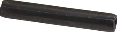 Made in USA - 5/16" Diam x 2" Long Coiled Spring Pin - Grade 1070-1090 Alloy Steel, Black Oxide Finish - Eagle Tool & Supply
