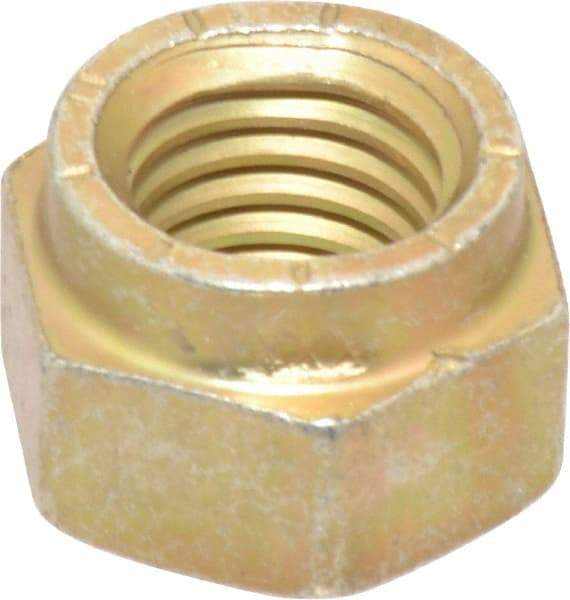 Value Collection - 5/8-11 UNC Grade L9 Hex Lock Nut with Distorted Thread - Cadmium Dichromate Finish - Eagle Tool & Supply