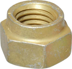 Value Collection - 3/4-10 UNC Grade L9 Hex Lock Nut with Distorted Thread - 1-1/8" Width Across Flats, Cadmium Dichromate Finish - Eagle Tool & Supply