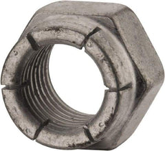 Flex-Loc - 7/16-20 UNJF Grade 2 Hex Lock Nut with Expanding Flex Top - Cadmium-Plated Finish, Meets Military Specifications - Eagle Tool & Supply