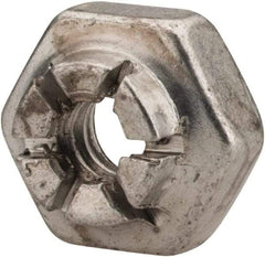 Flex-Loc - #4-40 UNJC Grade 2 Hex Lock Nut with Expanding Flex Top - Cadmium-Plated Finish, Meets Military Specifications - Eagle Tool & Supply