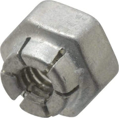 Flex-Loc - #8-32 UNJC Grade 2 Hex Lock Nut with Expanding Flex Top - Cadmium-Plated Finish, Meets Military Specifications - Eagle Tool & Supply